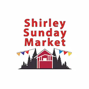 Shirley Sunday Market logo - local events at Ocean Wilderness Inn, Shirley BC.